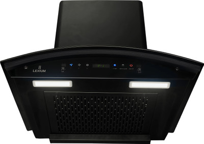 Lexium Urbania 75 Auto Clean Wall Mounted Black 1250 CMH Chimney