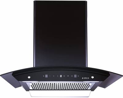 Elica WDFL 606 HAC MS NERO Auto Clean Wall Mounted Chimney