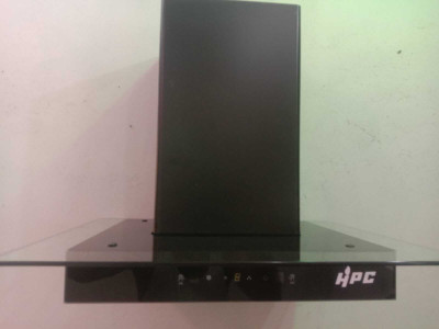 HPC flat glass 104 (60) cm auto clean motion sensor Auto Clean Wall Mounted black 1400 CMH Chimney