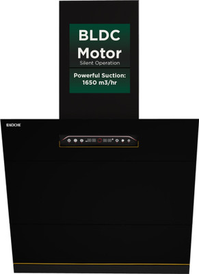 Koche LAURA 60 CM Auto Clean Wall Mounted Black 1650 CMH Chimney