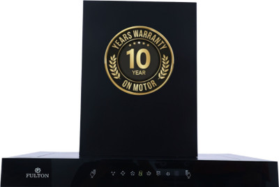 FULTON T SHAPE 60 CM Auto Clean Wall Mounted BLACK 1455 CMH Chimney