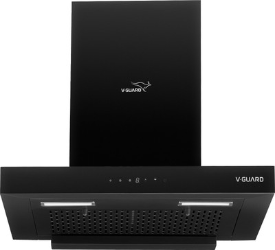 V-Guard T10 T-Shape Filterless Auto Clean 60cm| Touch & Gesture Control Wall Mounted Black 1300 CMH Chimney