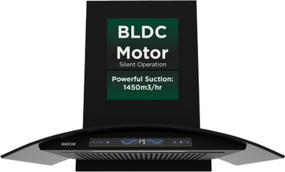Koche ENZO 75 CM BLDC Auto Clean Wall Mounted Black 1450 CMH Chimney