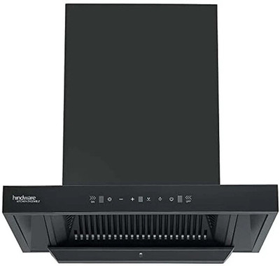 Hindware Atlanta 60 Silence Motion Sensor Auto Clean Wall Mounted Black 1350 CMH Chimney