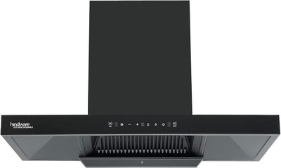 Hindware Atlanta 90 Silence Auto Clean Wall Mounted Black 1350 CMH Chimney