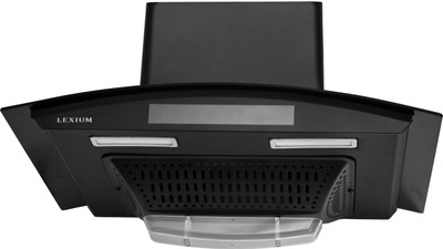 Lexium Crystal Auto Clean Wall Mounted Black 1100 CMH Chimney