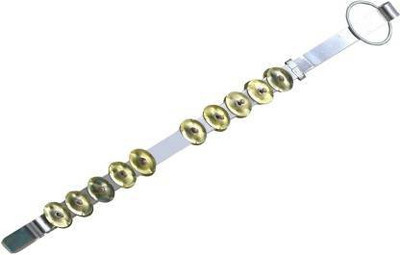 Music Mantra Musical Fire Tongs With Jingles For Kirtan/Bangra Chimta Jhikka Chimta Instrument