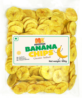 Manichips Kerala Banana Chips (Coconut Oil) - Healthy Chips(500 g)