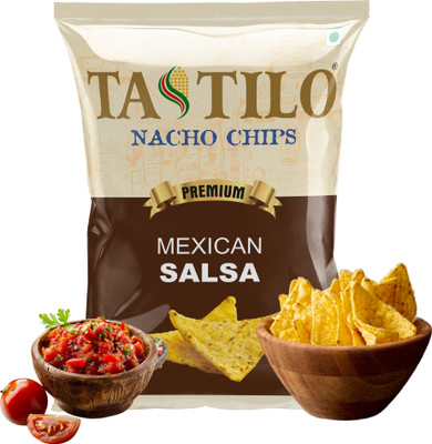 Tastilo Mexican Salsa Nachos Gluten-Free, Non-GMO Corn, Zero Cholesterol, No Trans Fat Nachos(150 g)