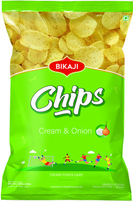 Bikaji Chips Cream & Onion Chips(90 g)