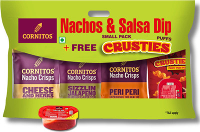 CORNITOS 3 Exotic Flavours Nachos Nachos(125 g)