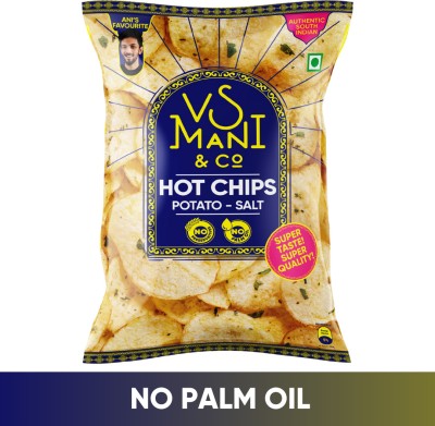 VS MANI & CO. VS Mani & Co Hot Potato Chips Salt - Pack Of 1 x 65 gm | 65 gm Chips(65 g)