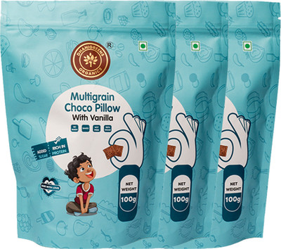 Dhanigreens Organics MultiPillow_ChocVan_300 Crackers(3 x 100 g)