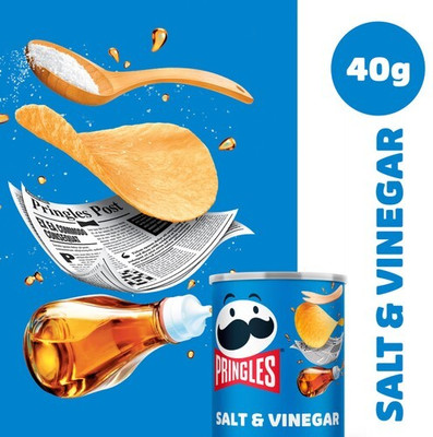 Pringles Salt & Vinegar Potato Crisps (SPECIAL EDITION) (IMPORTED FROM USA) Chips(40 g)