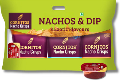 CORNITOS 3 Exotic Flavours Nachos Nachos(120 g)