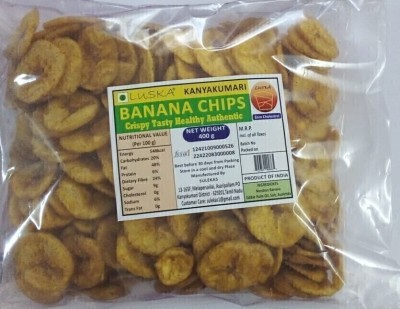 LUSKA Kanyakumari Banana, Authentic Nendran Plantain Chips(400 g)