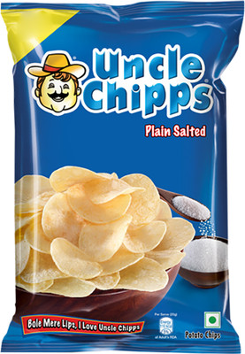 Uncle Chipps Plain Salted Chips(80 g)