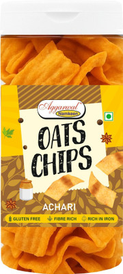 aggarwalnamkeen Oats Chips Achari Crunchy And Chips | Crunchy & Tasty Chips(150 g)