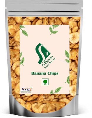 S Eleven Super Market Ready to Eat Black Pepper & Salted Fried Crispy Banana Wafer/Kela Wafer Chips(300 g)