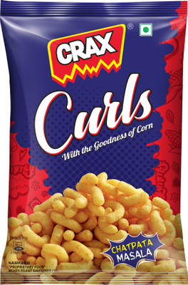 CRAX Curls Chatpata Masala Puff Snacks Puffcorn(57 g)