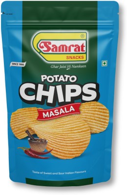 SAMRAT | POTATO CHIPS MASALA WAFER | Healthy & Tasty| Snacks |Every Day Fresh Snacks | Chips(400 g)