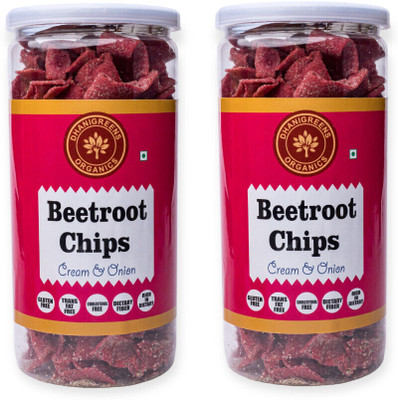 Dhanigreens Organics Beetroot Chips(2 x 150 g)