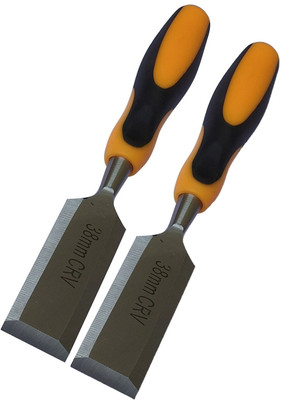 Inditrust 38mm Wood Chisel Wood Carving Hand Chisel 2pc Bevel Chisel Set(Pack of 2)