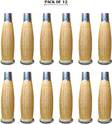 LXMI Wooden Chisel & File Handle (PACK OF 12) Bevel Chisel Set(Pack of 12)