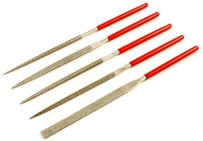 SSS Diamond Needle File Set for Metal, Glass, Jewelry, Art and Craft Work,Set-5 PCS Combination Chisel Set(Pack of 5)