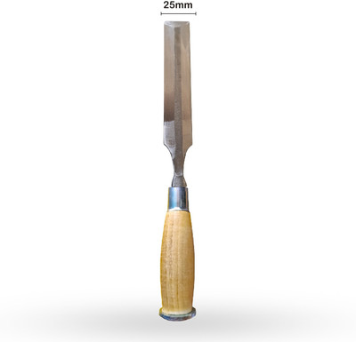 LXMI 25mm Bevelled Edge Chisel With Wooden Handle Bevel Chisel Set(Pack of 1)