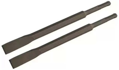Wolzook Heavy duty 2pc 250mm Flat Chisel Hammer bit For Concrete/Brick/Wall drilling Combination Chisel Set(Pack of 1)
