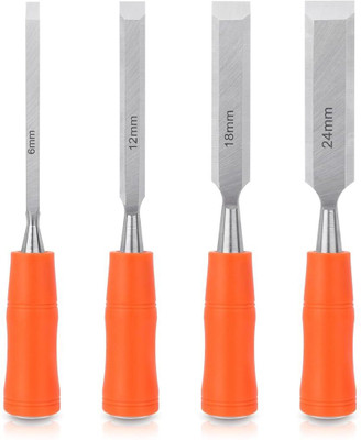 ORTIZA 4 Piece Wood Chisel Set Woodworking Tools Set, Wood Chisels for Woodworking Combination Chisel Set
