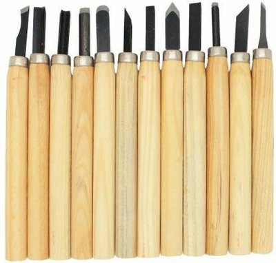 MOREL 10 PCS WOOD CARVING TOOLS Combination Chisel Set(Pack of 12)