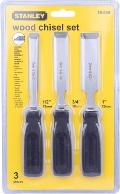 STANLEY 16-089 wood Combination Chisel Set(Pack of 3)