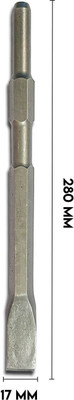 LXMI Flat Chisel for Demolition Hammer 17x280mm Paring Chisel Set(Pack of 1)