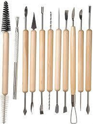 Wishbone 15PCS WOOD CURVING 15pcs Carving Tools Set Carving Modeling Tool 15PCS WOOD CURVINGM Paring Chisel(15 mm Blade)