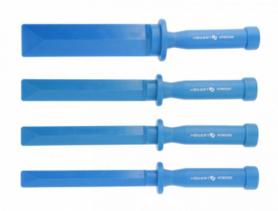 Högert Technik 4-Piece Scraper Chisel Set – 19/22/25/38 mm – Paint & Trim Removal Combination Chisel Set