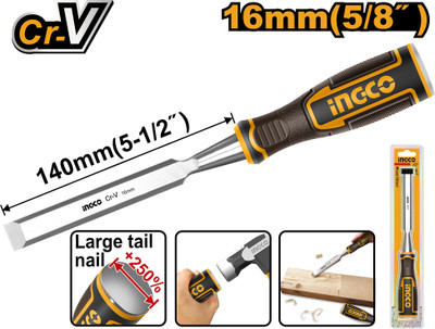 INGCO HWC0816 Bevel Chisel(16 mm Blade)