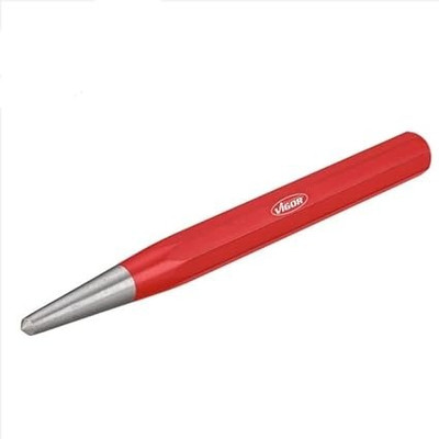 Implemental (6 INCH) Steel Center Punch Drift Punch–Round Paring Chisel(30 mm Blade)