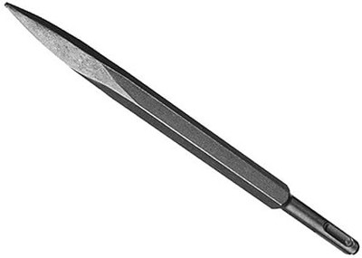 ASAONE Heavy duty 14X250mm Pointed SDS Plus hammer drill chisel bit Firmer Chisel(14 mm Blade)