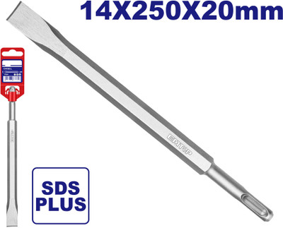 Shartools Emtop SDS Plus Chisel ECHS122501 Used In Concrete, Brick Wall , Cement Bevel Chisel(20 mm Blade)