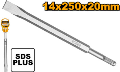 INGCO DBC0122501 SDS plus chisel for 7kg breaker Bevel Chisel(36 mm Blade)