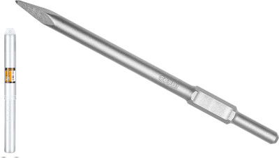 INGCO DBC03340011 Hex chisel POINTED FOR Demolition breaker 14,15,16,17 kg DBC03340011 Bevel Chisel(0 mm Blade)