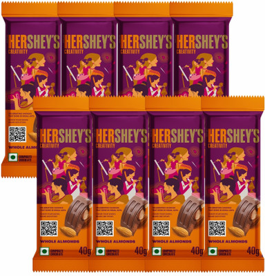 HERSHEY'S Whole Almonds Bars(8 x 40 g)