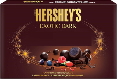 HERSHEY'S EXOTIC DARK FESTIVE MOMENTS CHOCOLATE GIFT PACK Truffles(128 g)