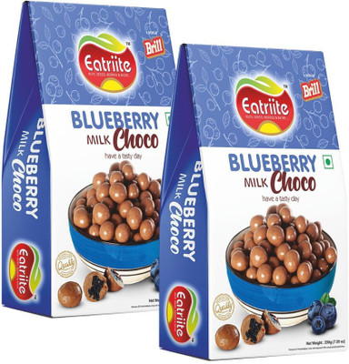 Eatriite Milk-Chocolate Coated Blueberries 400g Bites(2 x 200 g)