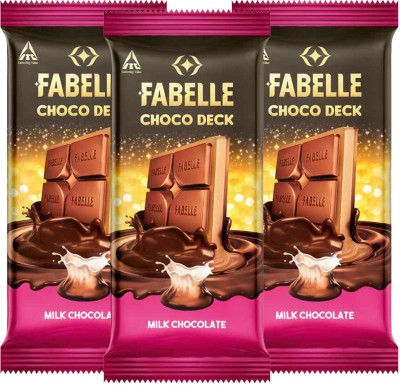 Fabelle Choco Deck Premium Chocolate Bars(3 x 130 g)