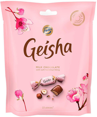 Fazer Geisha Milk Chocolate Soft Hazelnut Filling 160gm Truffles(160 g)