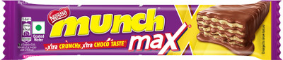 NESTLE Munch Max Coated Crunchy Wafer Bars(38.5 g)
