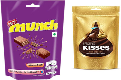 NESTLE munch + milk kisses Bars(2 x 1 Units)